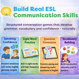 AGO Q&A ESL Conversation Card Game Box Set – Levels 1–3