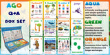 AGO Q&A ESL Conversation Card Game Box Set – Levels 1–3