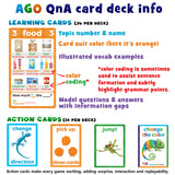 AGO Q&A ESL Conversation Card Game Box Set – Levels 1–3