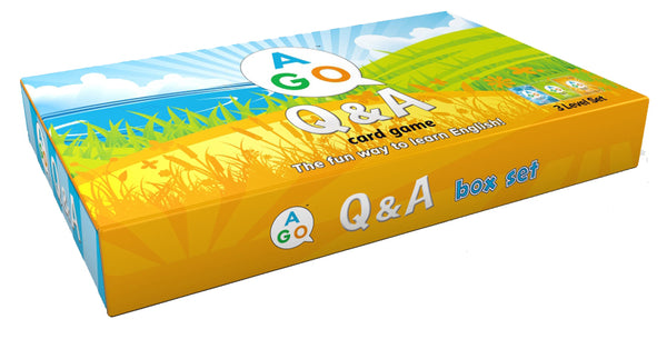 AGO Q&A Box Set card game for English study